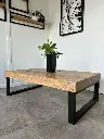 Table basse Poutre Chêne 120 x 75 cm 