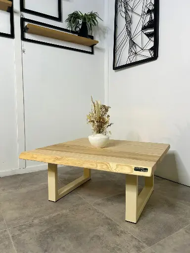 Table basse Frêne 80 x 80 cm