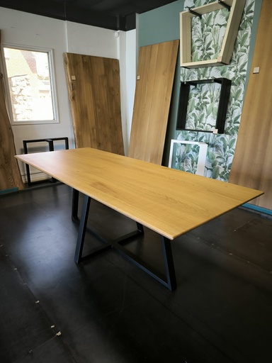 Table 220 x 90 cm Chêne aile d'avion